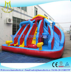 China Hansel hot selling children entertainment soft play area with inflatable water slide proveedor