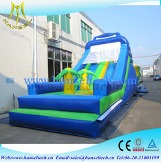 China Hansel hot children game equipment inflatable fun park with bouncer jumping slide proveedor