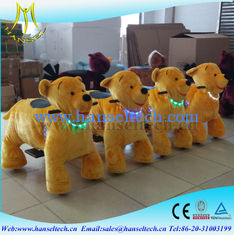 China Hansel the latest designed battery  coin operated  musement park game equipment park ride on cow toy proveedor