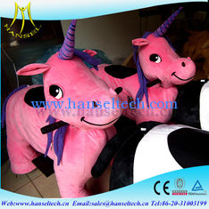 China Hansel amusements kiddie rides for sale rich toys rocking horse rocking motorcycle kidsanimal scooter rides unicorn proveedor