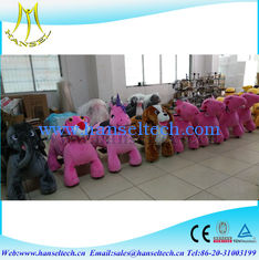 China Hansel batterycoin operation children machine game ride animal scooter rides for kids indoor ride on mall car for kids proveedor