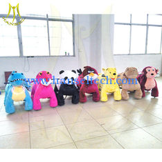 China Hansel wholesale battery operated playground equipment for children indoor games moving coin operated walking animal proveedor
