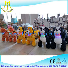 China Hansel amusement park car ride toy rider coin operated stuffed animals that walk motorcycle child electric walking toys proveedor