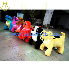China Hansel coin operated kids ride machine used carnival rides for sale kiddie train rides walking animal toy in mall proveedor