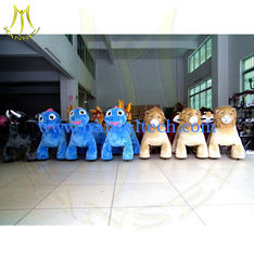 China Hansel electric toy cars for kids motorized plush animals happy rides car electric wheel kiddie ride coin operated proveedor