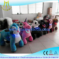 China Hansel family entertainment center used coin operated kiddie rides for sale stuffed animal scooter ride electric proveedor