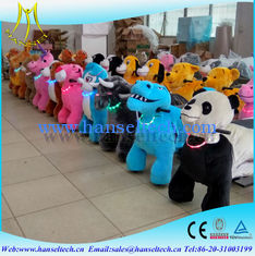China Hansel children indoor amusement park kidds ride electric riding aniamls happy rides mountable kids animal scooter ride proveedor
