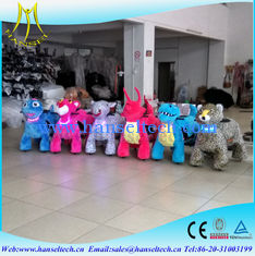 China Hansel christmas amusement rides shopping mall for kid 4 wheel kid ride electric animal scooter token operated machines proveedor
