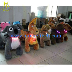 China Hansel electric toy rides for children amusement park kiddie ride stuffed animals that walk ride cars kids for sales proveedor