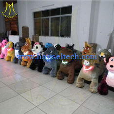 China Hansel plush toy on animaks rides for sales electric riding animals playground equipment rocking mechanical animals proveedor