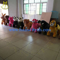 China Hansel electric dog walking machine arcade games coin operated children rides animal ride scooters for shopping mall proveedor