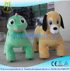 China Hansel safari animal motorized ride indoor amusement park equipment electric stuffed animals adults can ride theme park proveedor