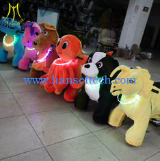 China Hansel electric animal scooter rideamusement rides for sale coin operated zippy motorized rides ride on furry animal proveedor