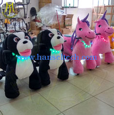 China Hansel coin operated video game machines life like play animals for kids walking stuffed animals bike kiddie ride on car proveedor