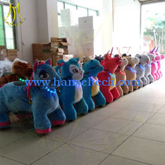 China Hansel electrical toy animal riding ride coin operated gaming machines animal electric cartoy ride on bull toys proveedor