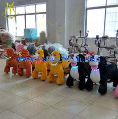 China Hansel coin carnival rides electric train kiddie rides for sale indoor mechanical rides coin operated kid rides sale proveedor