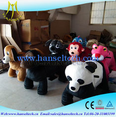 China Hansel stuffed animal motorized ride names of indoor games cheap electric cars for kids mall ride on  animal proveedor