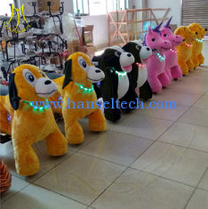 China Hansel indoor playground business plan coin operated dragon ride walking indoor soft animal scooter rides cars proveedor