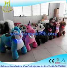 China Hansel stuffed animal scooter ride electric mini carousel rides for sale 4 wheel kid ride amusemnt park game machine proveedor