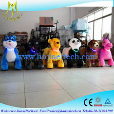 China Hansel children indoor amusement park ride on animals in shopping mall motorized plush riding animals children indoor proveedor