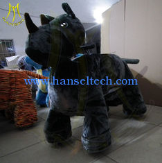 China Hansel kiddie ride small train rohs standard luck cow electric motorized scooter with coin operated animal scooter ride proveedor