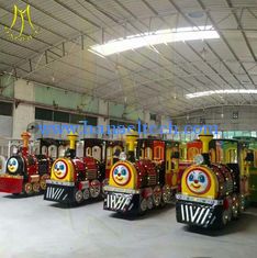 China Hansel stock amusement park rides trackless battery operated train rides factory proveedor