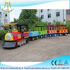 China Hansel Amusement park train rides for sale outdoor door park trackless amusement trains for sale proveedor
