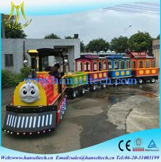 China Hansel New Design Electric tourism Car Amusement Child Train with Trackless amusement rides train proveedor