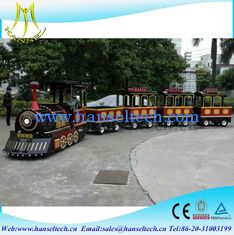 China Hansel tourist amusement park Mini trackless electric train amusement park train rides for sale proveedor