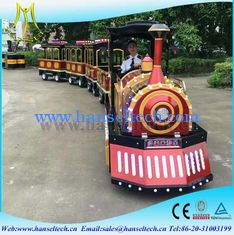 China Hansel cheap amusement park rides trackless train,mini electric tourist train rides for sale proveedor