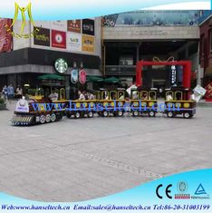 China Hansel hot sale tourist amusement kiddie rides amusement park trains for sale proveedor