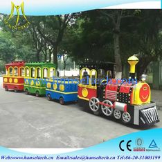 China Hansel Top Sales Cheap Colorful Kids Electric Amusement Train Rides for Amusement Park factory proveedor
