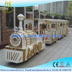 China Hansel 2018 luxury design cheap amusement park rides trackless train,mini electric tourist train rides for sale proveedor