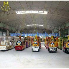 China Hansel hot selling Outdoor Trains Rides Kiddie Train Rides For Sale, Kiddie Trian Electric Indoor rides factory proveedor