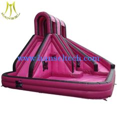 China Hansel low price inflatable slide slippers with swimming pool supplier in Guangzhou proveedor