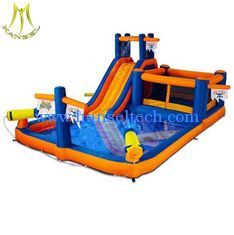 China Hansel low price kids used inflatable water slide for sale in Guangzhou China proveedor