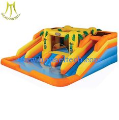 China Hansel low price amusement park giant inflatable pool slide for adult manufactruer in Guangzhou proveedor