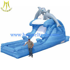 China Hansel high quality giant inflatable shark water slide for adults in amusement water park proveedor