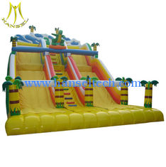 China Hansel amusement kids indoor climbing toys slide for inflatable playground proveedor