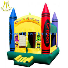 China Hansel 2018 factory for sale  theme park kids indoor playground hot fun house inflatable bouncy proveedor