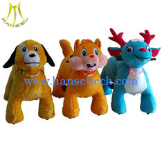 China Hansel high quality  outdoor playground plush motorized animals for mall proveedor