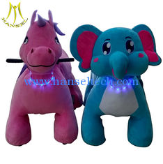China Hansel hot selling kids plush battery operated animal toy ride from China proveedor