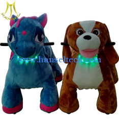China Hansel popular kids ride on animal scooter plush electric animal ride proveedor