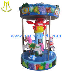 China Hansel  wholesale ride on electric  horse coin operated amusement carousel horses ride proveedor