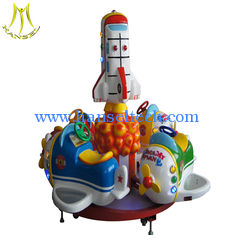 China Hansel  Outdoor amusement equipment amusement park rides luxury kids 4seats carousel plane for sale proveedor