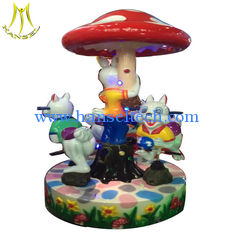 China Hansel   Amusement park kids electric carousel 3 seats mini carousel ride for sale proveedor