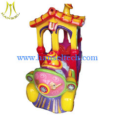 China Hansel  popular design fiber glass amusement park games kiddie train ride proveedor