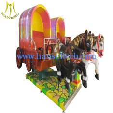 China Hansel mechanical horse ride for sale 3 seats mini carousel for sale mall Guangzhou proveedor