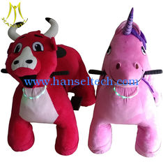 China Hansel party park ride animal model electric coin operated pony riding toy proveedor