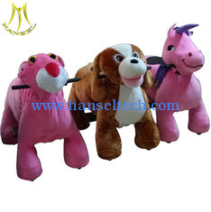 China Hansel electric outdoor battery operated plush animal ride toys proveedor